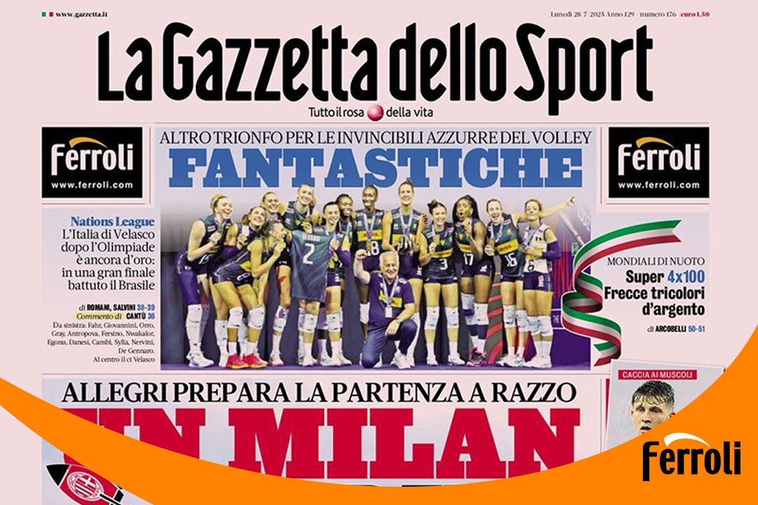 ag旗舰厅强势上岸《米兰体育报》头版！